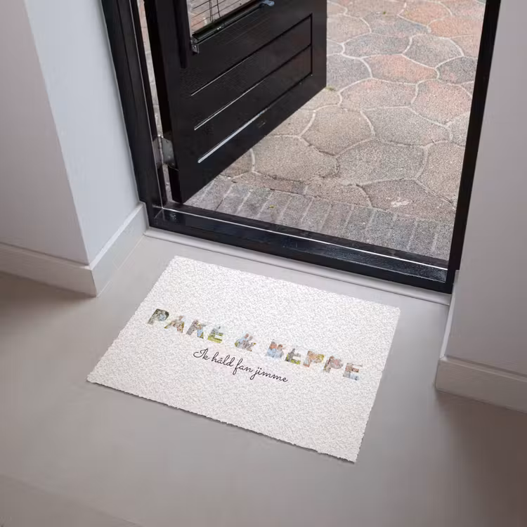 Gepersonaliseerde deurmat - Pake & Beppe - Lettercollage — 4