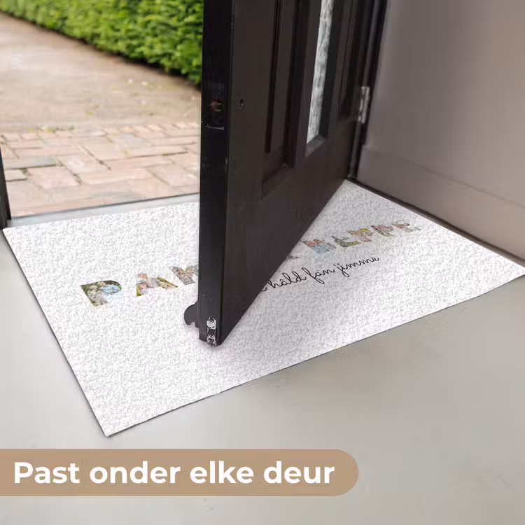 Gepersonaliseerde deurmat - Pake & Beppe - Lettercollage — 7