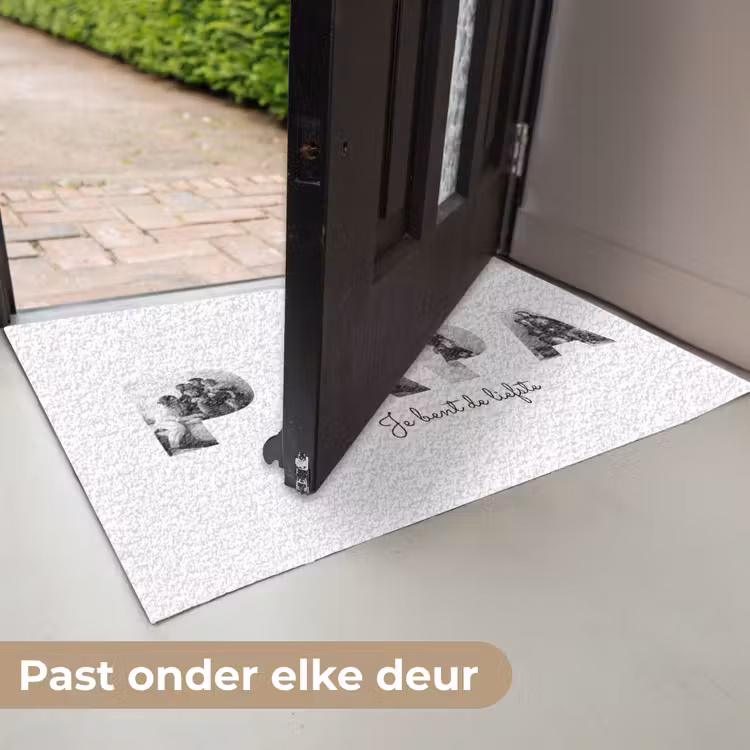Gepersonaliseerde deurmat - Papa - Lettercollage — 7