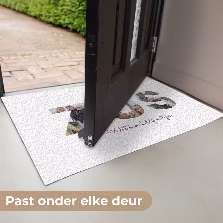 Gepersonaliseerde deurmat - Zus - Lettercollage — 7
