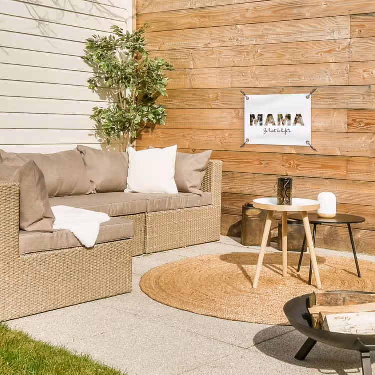 Gepersonaliseerde tuinposter - Mama - Lettercollage — 4