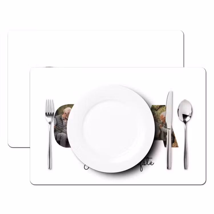 Gepersonaliseerde placemat - 6 stuks - Opa - Lettercollage — 2