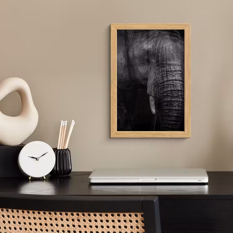 Poster met lijst - Olifant - Dier - Portret — 2