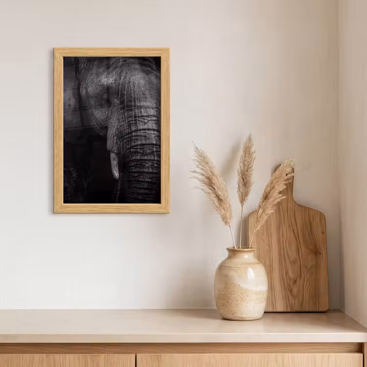 Poster met lijst - Olifant - Dier - Portret — 3
