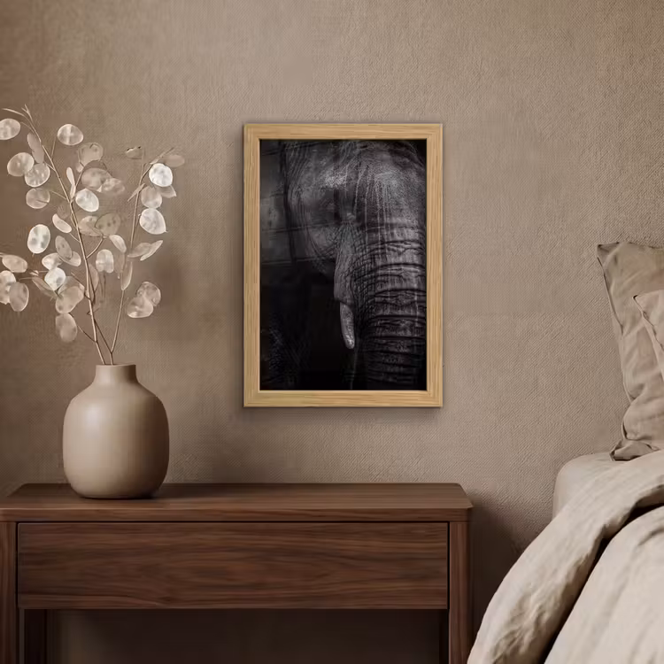 Poster met lijst - Olifant - Dier - Portret — 4
