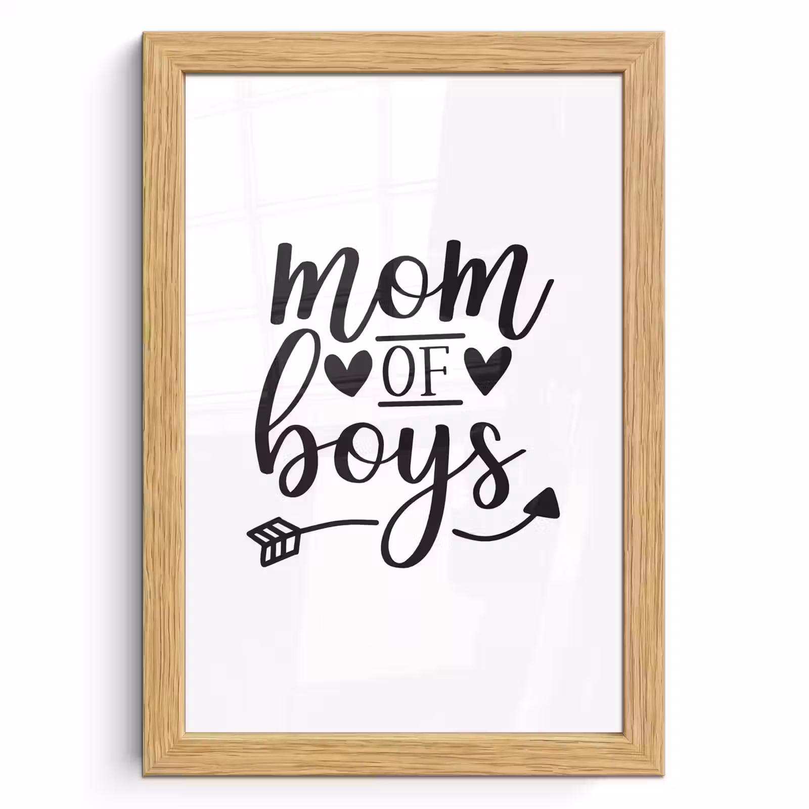 Poster met lijst - Jongens - Moederdag - Quotes — 1