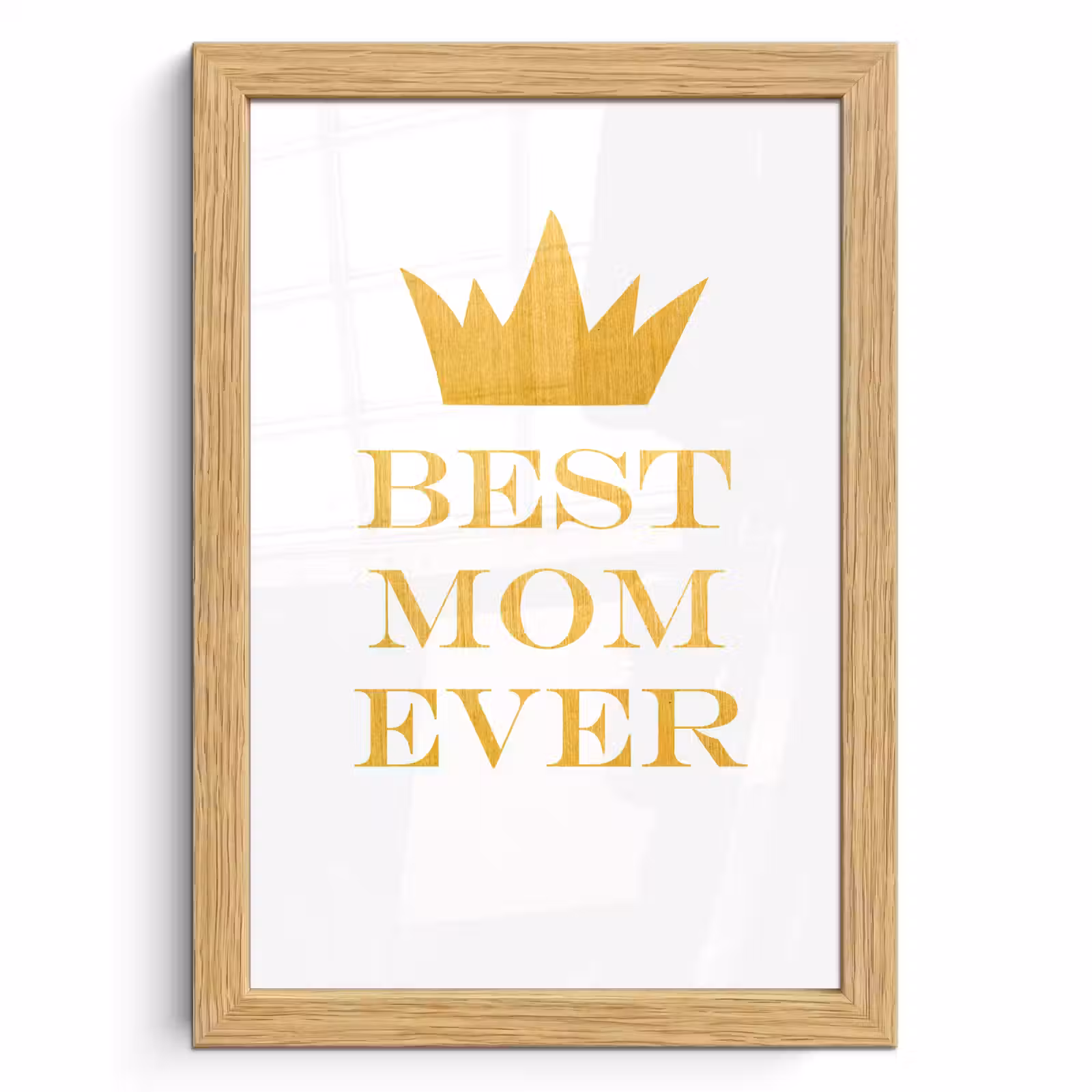 Poster met lijst - Quotes - Best mom ever - Spreuken - Mama — 1