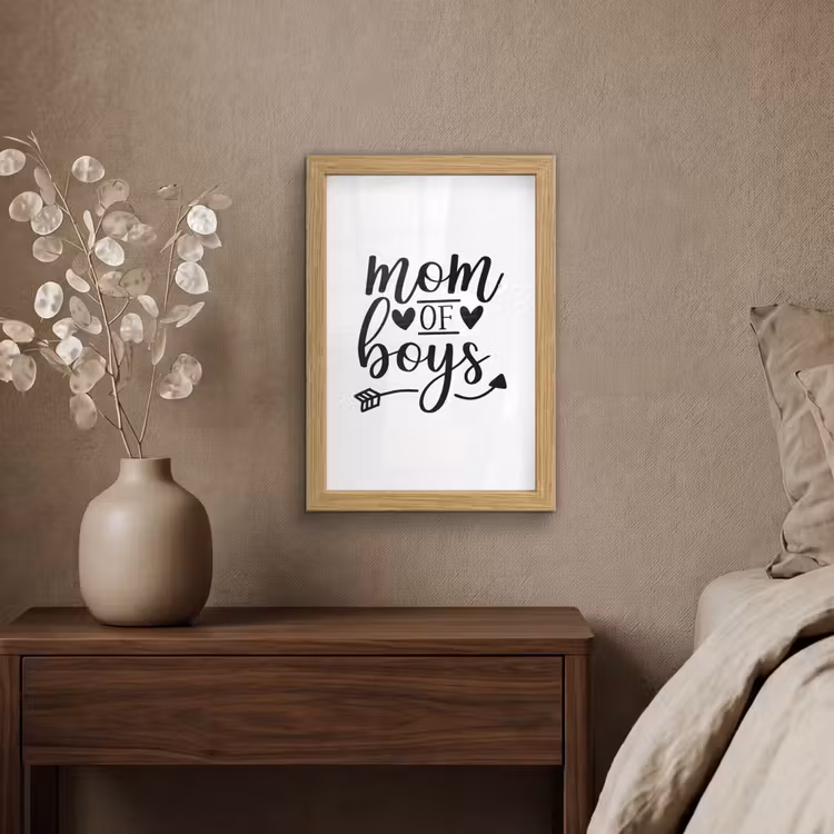Poster met lijst - Jongens - Moederdag - Quotes — 4