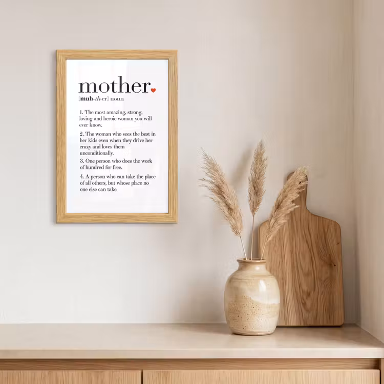 Poster met lijst - Moeder definitie - Quotes - Mother - Spreuken — 3