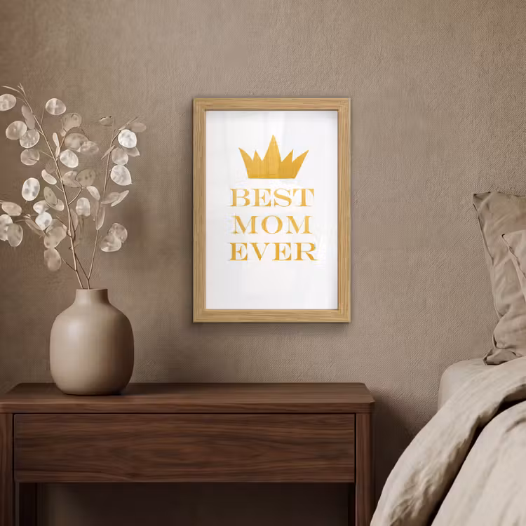 Poster met lijst - Quotes - Best mom ever - Spreuken - Mama — 4