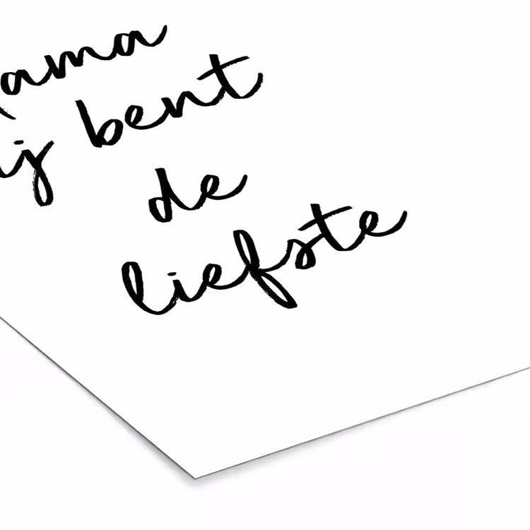 Poster met lijst - Quotes - Mama jij bent de liefste - Moeder - Spreuken — 7