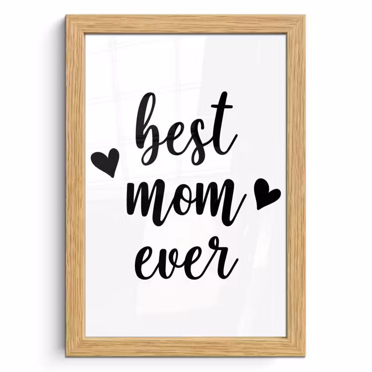 Poster met lijst - Quotes - Moederdag - Cadeau — 1