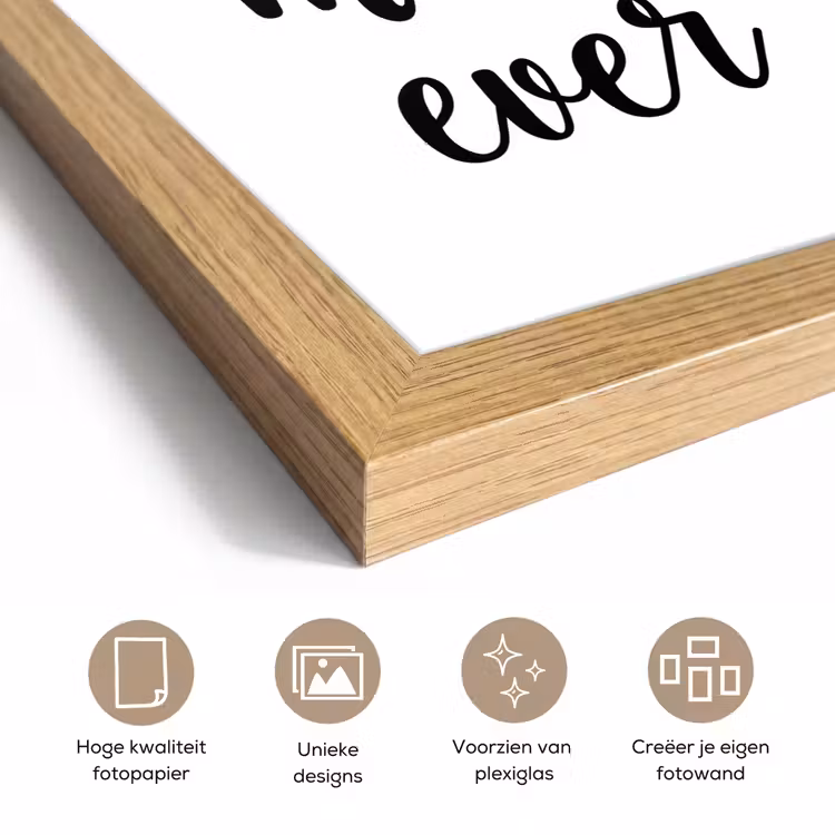 Poster met lijst - Quotes - Moederdag - Cadeau — 6