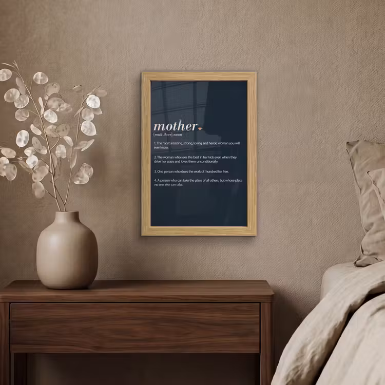 Poster met lijst - Mama definitie - Mother - Quotes - Spreuken — 4