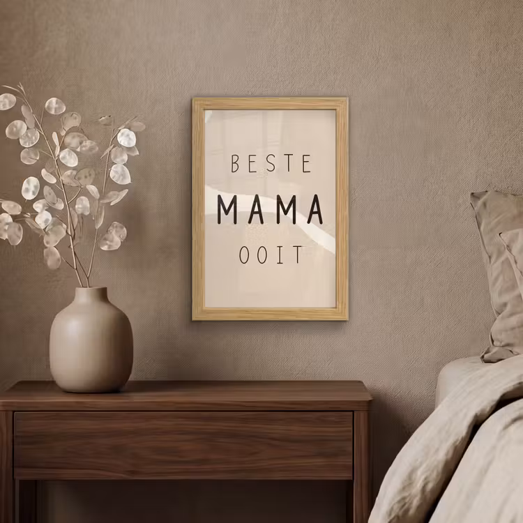 Poster met lijst - Quotes - Beste mama ooit - Mama - Spreuken — 4