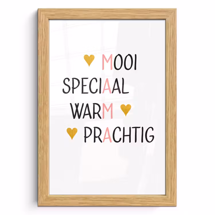 Poster met lijst - Spreuken - Mama - Quotes — 1
