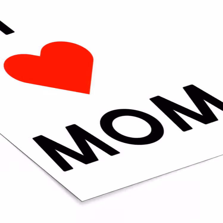 Poster met lijst - Spreuken - Quotes I Love Mom - Moederdag - Mama - Mama cadeau — 7