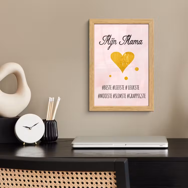 Poster met lijst - Quotes - Moeder - Spreuken - Mijn mama — 2