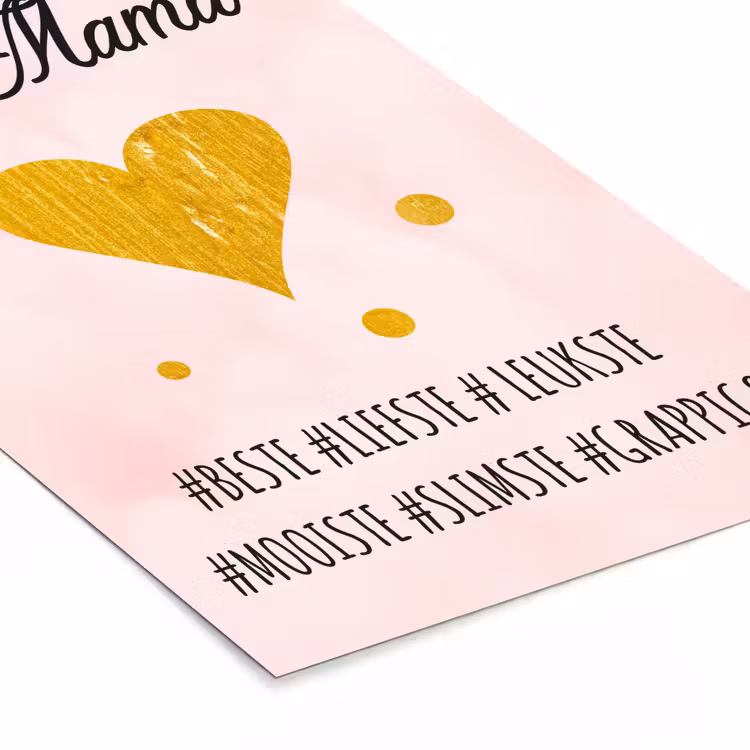 Poster met lijst - Quotes - Moeder - Spreuken - Mijn mama — 7