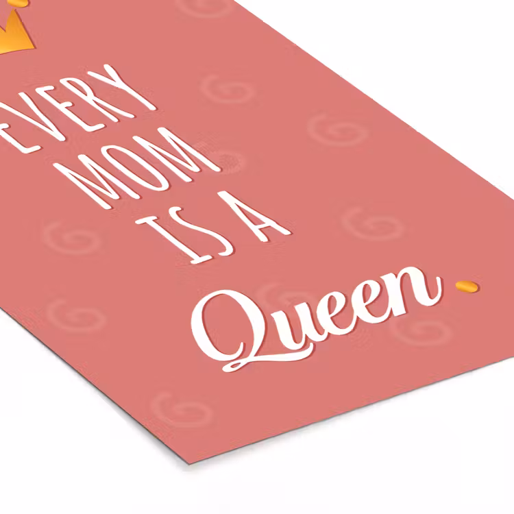 Poster met lijst - Spreuken - Every mom is a queen - Quotes - Mama — 7