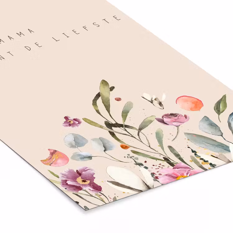 Poster met lijst - Spreuken - Mama jij bent de liefste - Quotes - Moeder — 7