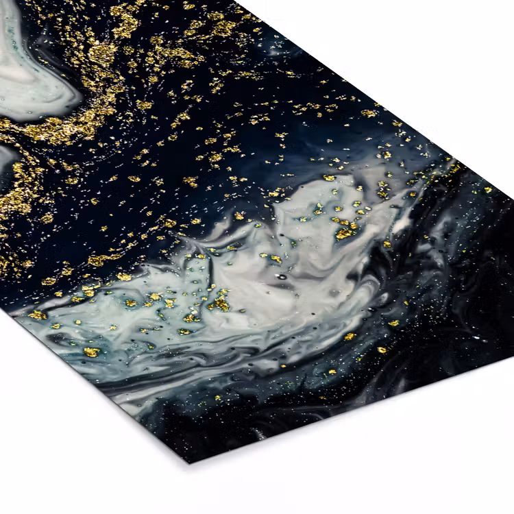 Poster met lijst - Marmer - Abstract - Goud - Luxe — 7