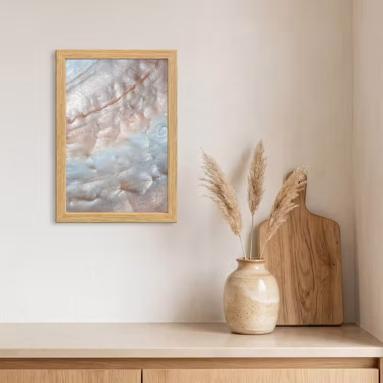 Poster met lijst - Schelpen - Abstract - Natuur — 3