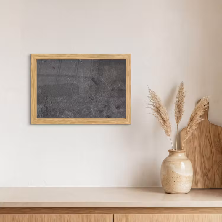 Poster met lijst - Beton - Grijs - Lijn - Vormen — 3