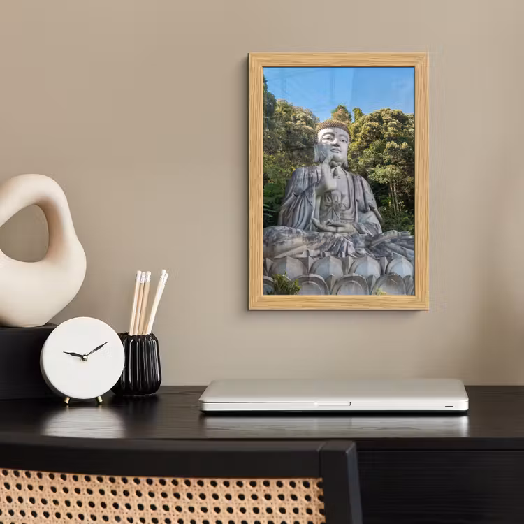 Poster met lijst - Boeddha beelden - Jungle - Buddha - Spiritualiteit - Mediteren — 2