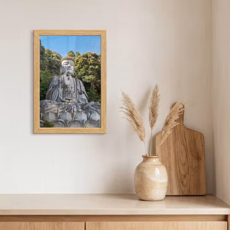 Poster met lijst - Boeddha beelden - Jungle - Buddha - Spiritualiteit - Mediteren — 3