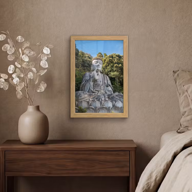 Poster met lijst - Boeddha beelden - Jungle - Buddha - Spiritualiteit - Mediteren — 4