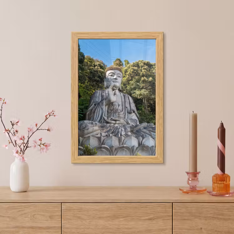 Poster met lijst - Boeddha beelden - Jungle - Buddha - Spiritualiteit - Mediteren — 5