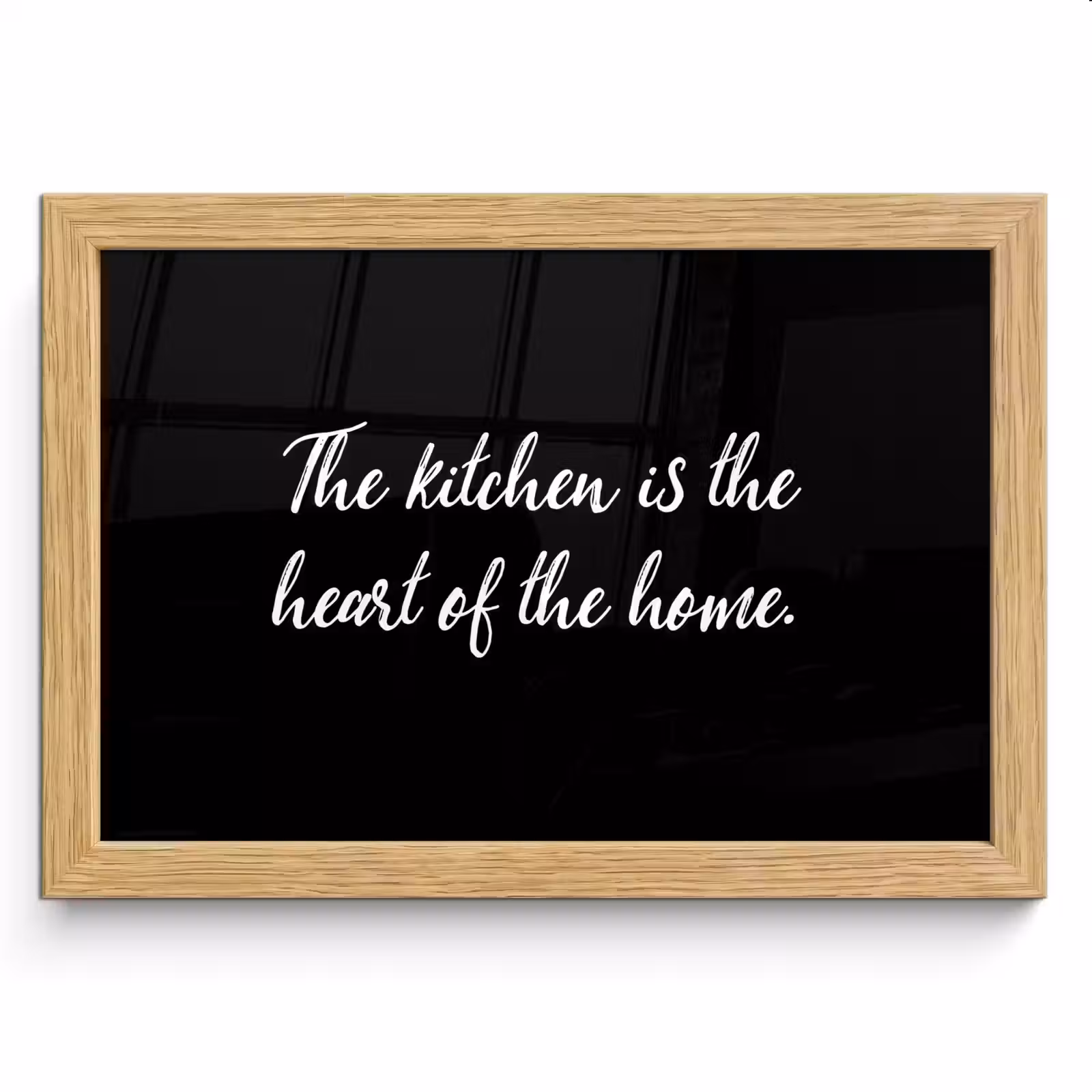 Poster met lijst - Spreuken - Koken - Thuis - The kitchen is the heart of the home - Quotes — 1