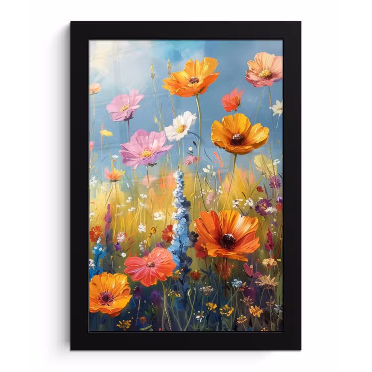 Poster met lijst - Bloemen - Natuur - Botanisch - Kunst — 1