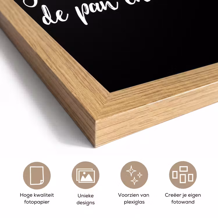 Poster met lijst - Ik kook niet - Spreuken - Koken - Humor - Quotes — 6