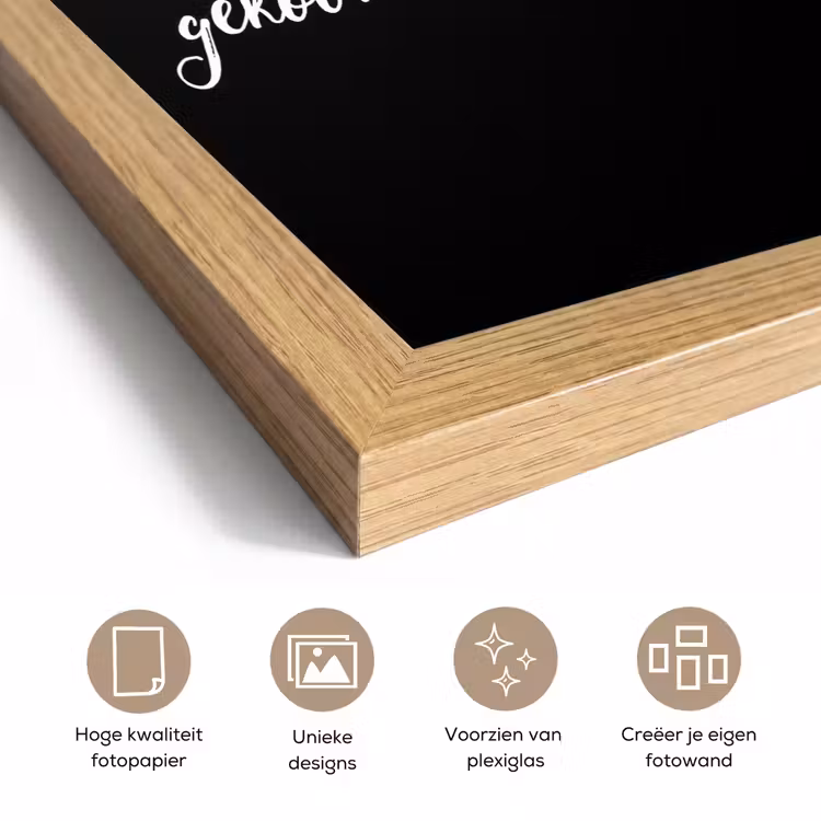 Poster met lijst - In deze keuken wordt gekookt met liefde - Koken - Spreuken - Quotes - Liefde — 6