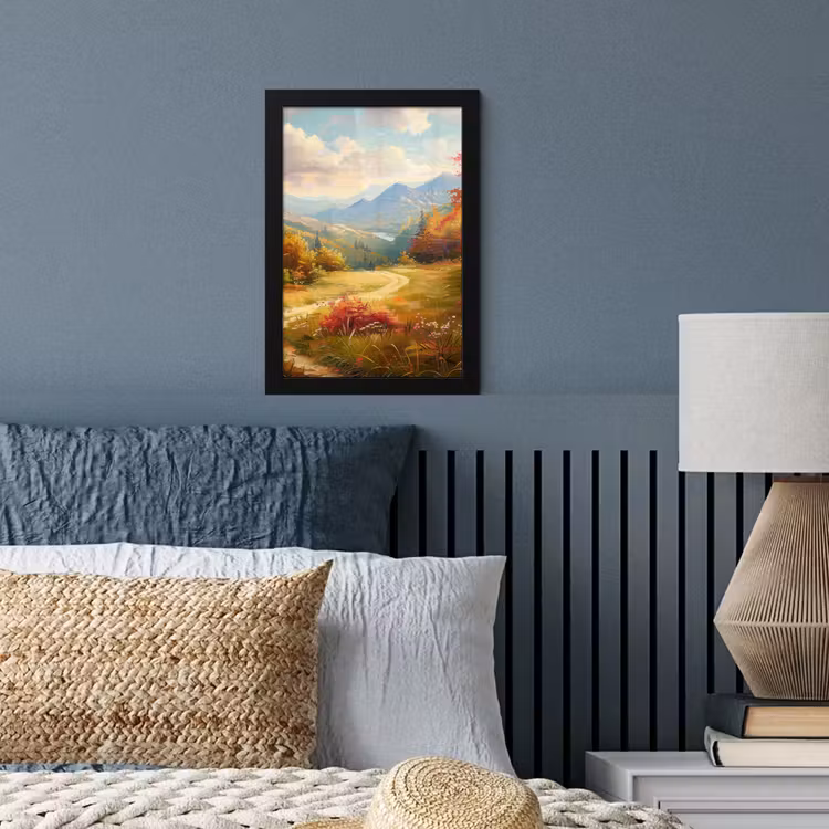 Poster met lijst - Landschap - Illustratie - Natuur — 3
