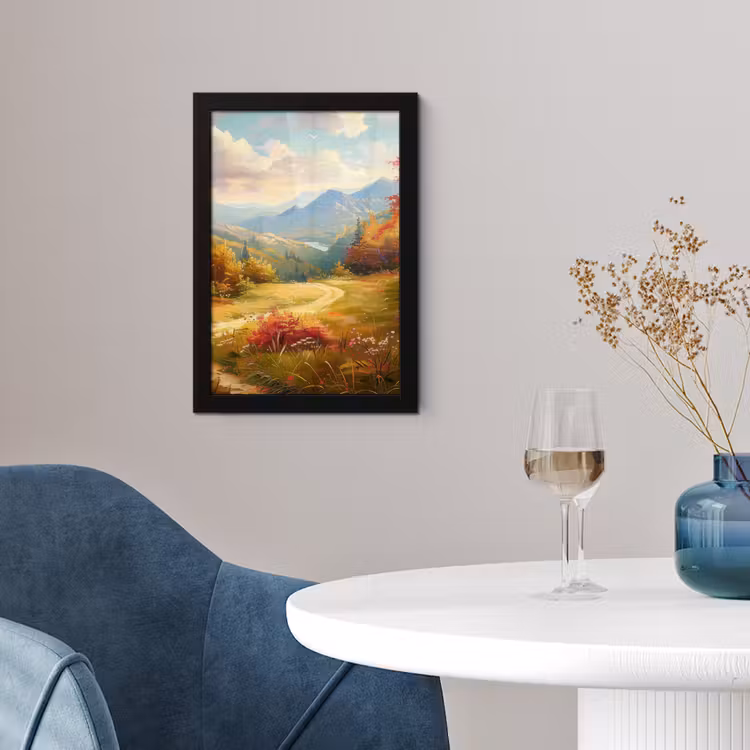Poster met lijst - Landschap - Illustratie - Natuur — 4