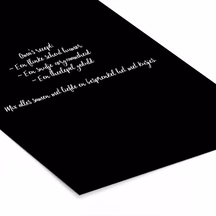 Poster met lijst - Oma's recept - Koken - Quotes - Spreuken - Oma — 7