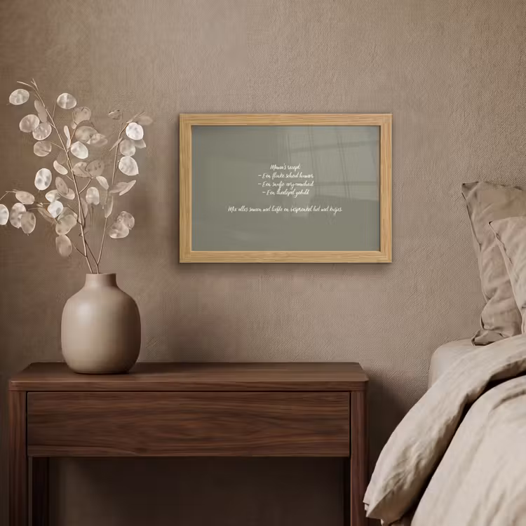 Poster met lijst - Quotes - Ma - Spreuken - Mama's recept - Koken — 4