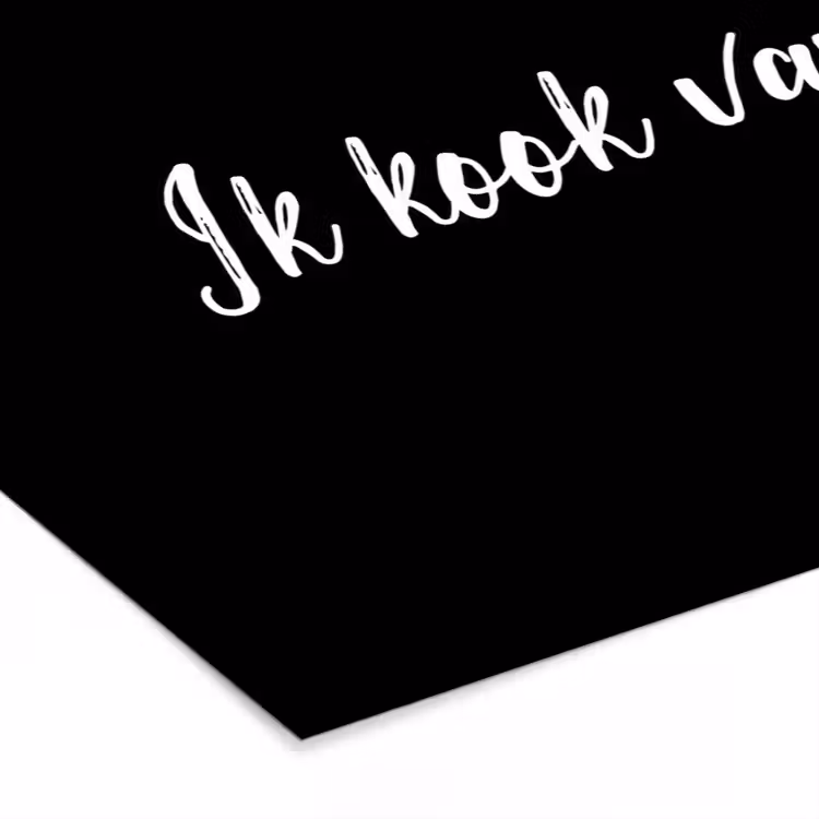 Poster met lijst - Quotes - Spreuken - Ik kook van jou - Liefde - Partner — 7