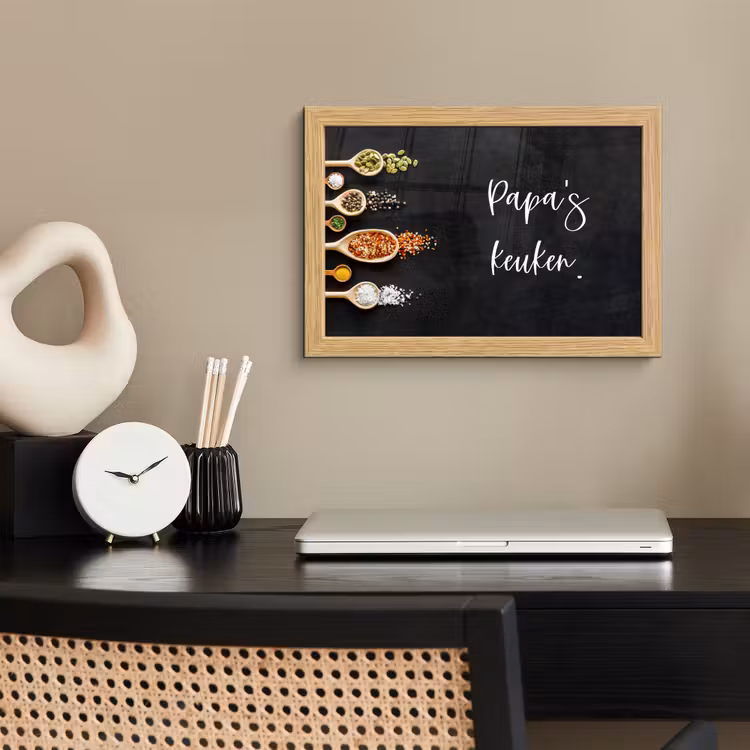 Poster met lijst - Quotes - Spreuken - Keuken - Papa's keuken - Papa — 2