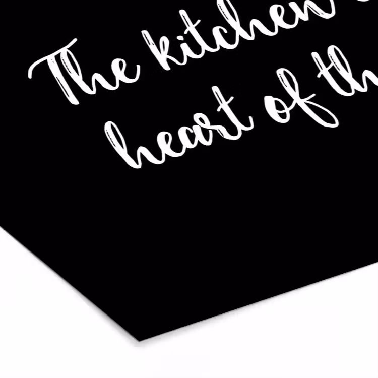 Poster met lijst - Spreuken - Koken - Thuis - The kitchen is the heart of the home - Quotes — 7