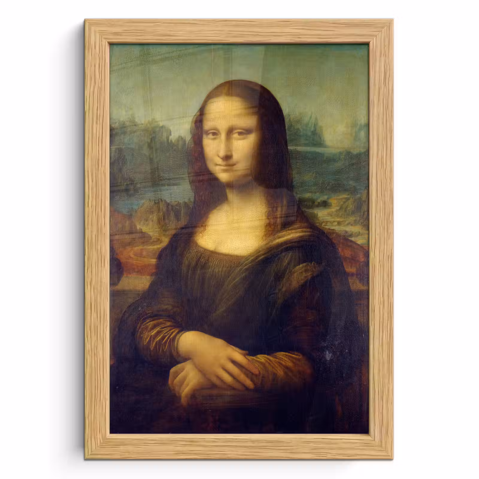 Poster met lijst - Mona Lisa - Leonardo da Vinci — 1
