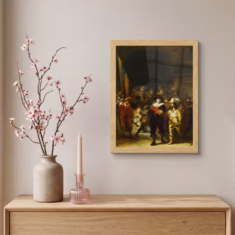 Poster met lijst - De Nachtwacht - Rembrandt van Rijn — 5