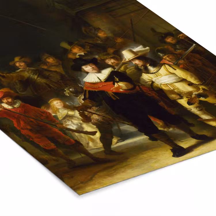 Poster met lijst - De Nachtwacht - Rembrandt van Rijn — 7