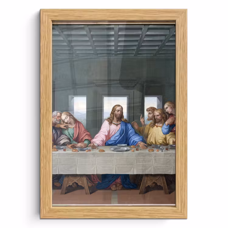 Poster met lijst - Het laatste avondmaal - Leonardo da Vinci — 1