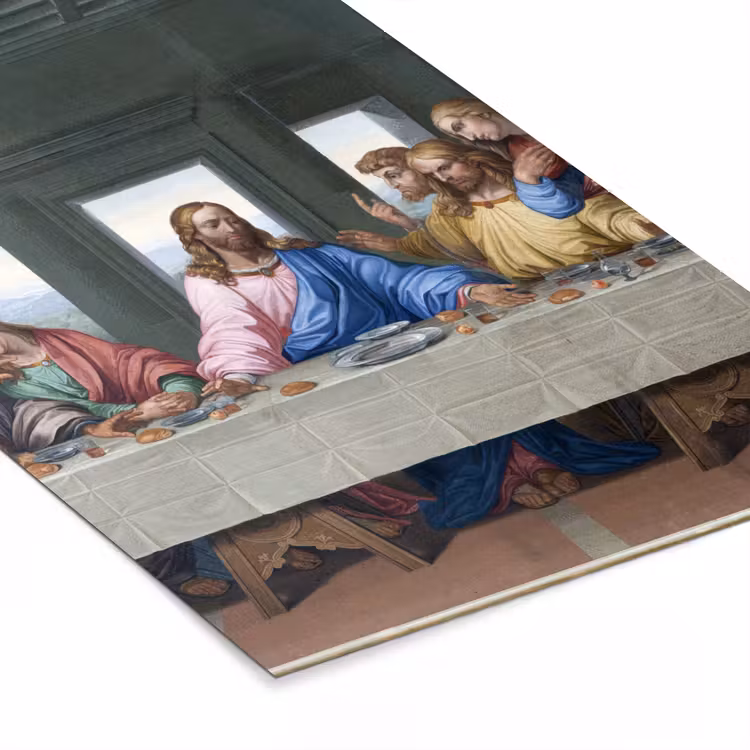 Poster met lijst - Het laatste avondmaal - Leonardo da Vinci — 7