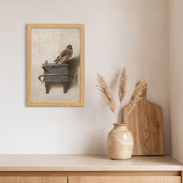 Poster met lijst - Het puttertje - Carel Fabritius — 3