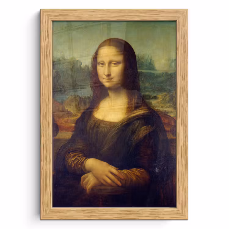 Poster met lijst - Mona Lisa - Leonardo da Vinci — 1